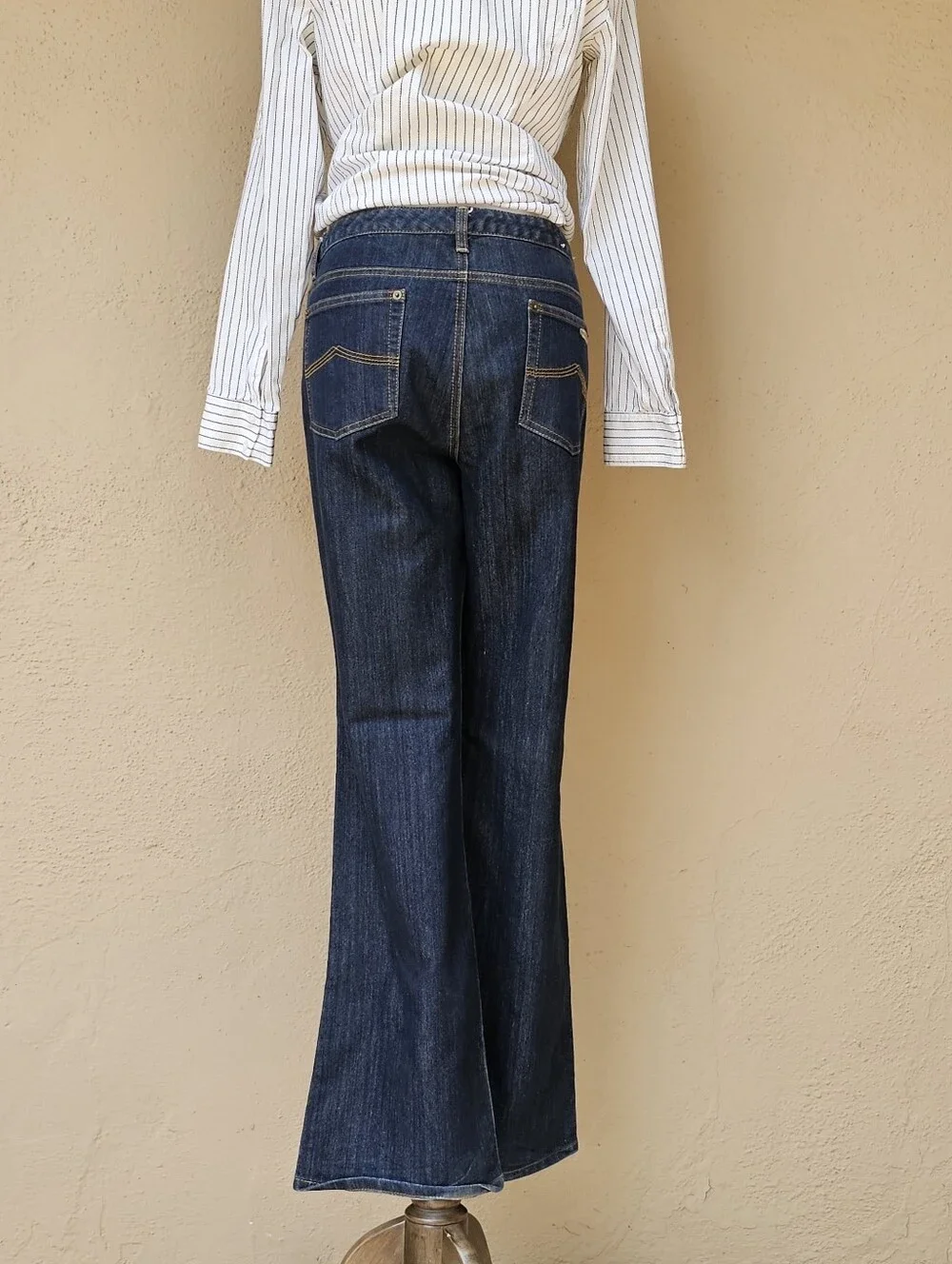 Michael Kors Wide Leg Dark Wash Jeans Size 14